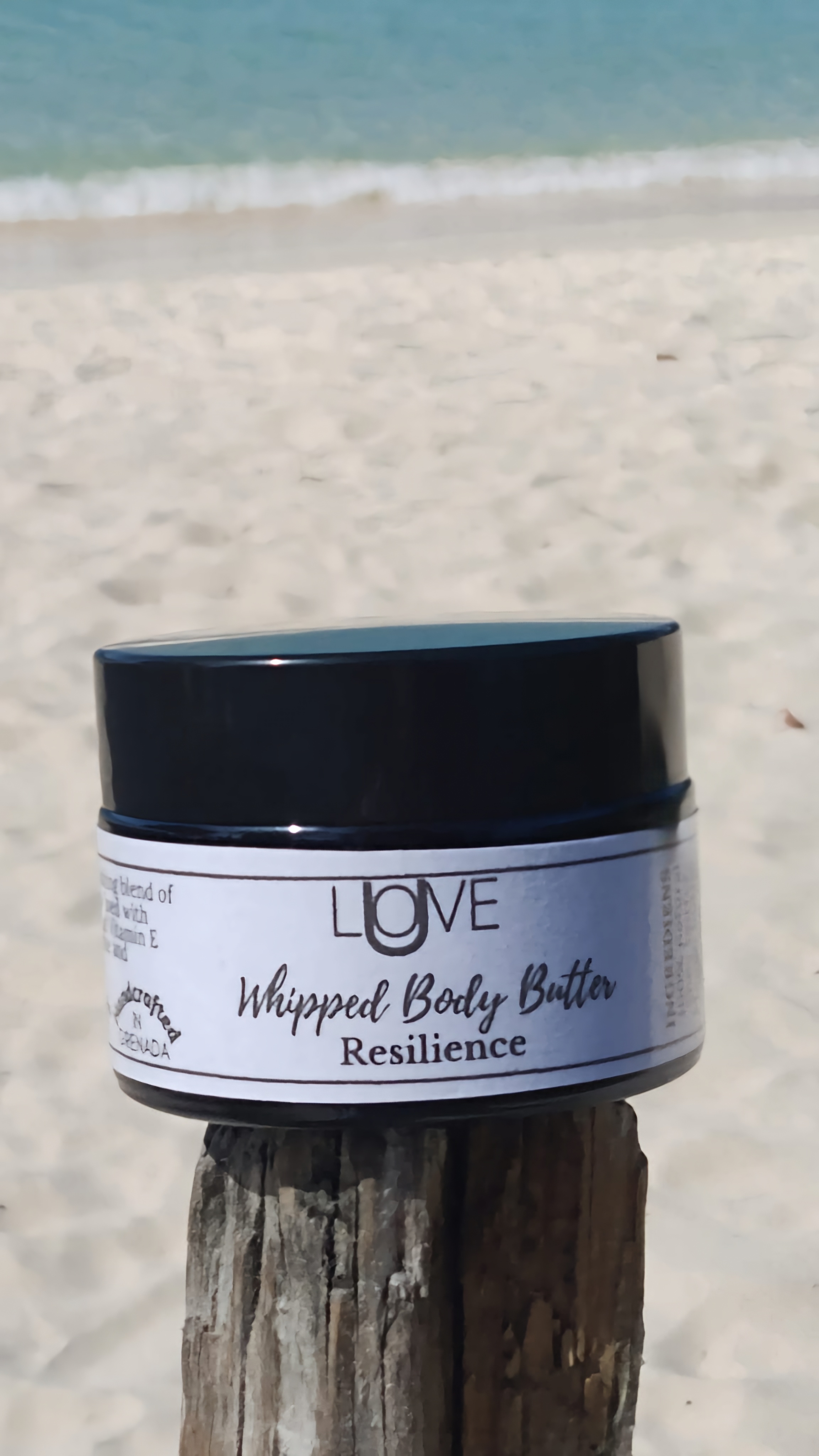 LOVE-U Whipped Body Butter Resilience beach view